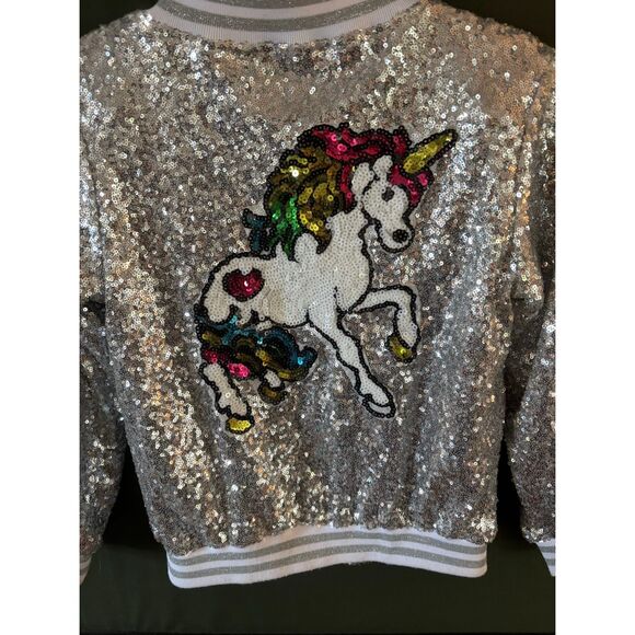 Lola + the boys Unicorn Jacket Size 8 - Picture 11 of 12